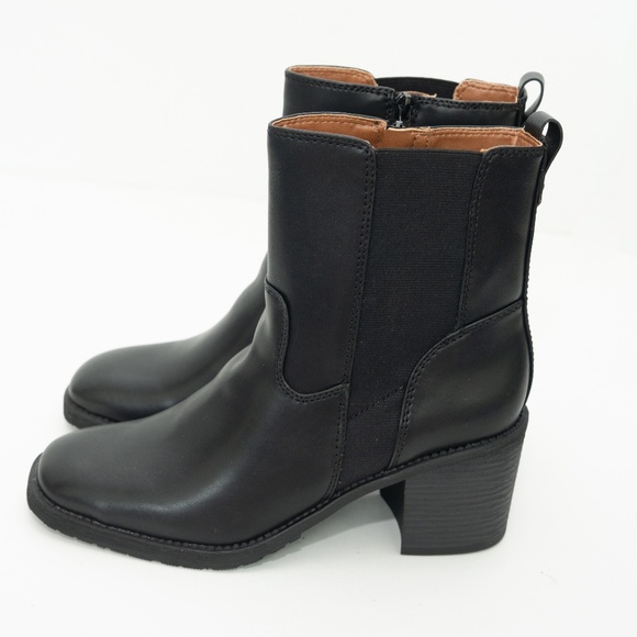 Zodiac - Claret Block Heel Chelsea Booties - Picture 4 of 13